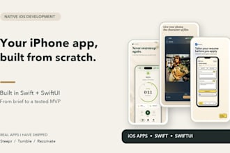 build your ios app mvp in swift and swiftui