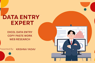 be your expert data entry and virtual assistant,