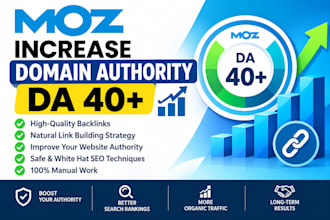 increase da with SEO high quality backlinks