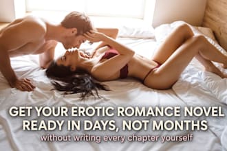 write spicy erotic book, fantasy romance, paranormal, fantasy, fanfiction, kinky