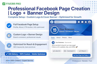creat professional facebook page and design eye catching youtube thumbnail