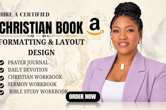 format christian books, devotionals, prayer journals and ebook