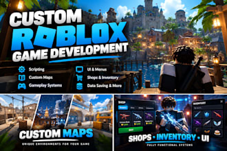 make a full roblox game