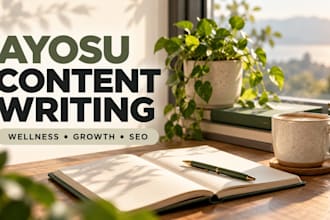 write SEO articles for wellness and personal growth brands