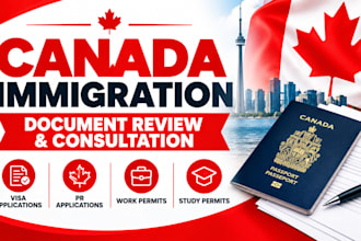 provide canada immigration consultation,visa and document review