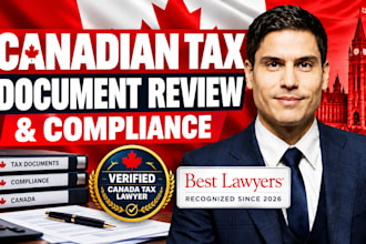 review canadian tax documents and provide tax compliance legal analysis