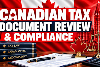 review canadian tax documents and provide tax compliance legal analysis