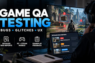 play test and review your game on steam