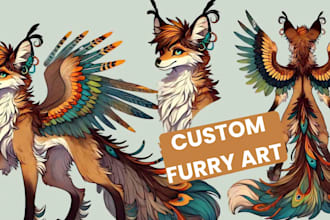 furry illustration, furry art, yiff, lewd, fursona, ref sheet, furry oc, feral