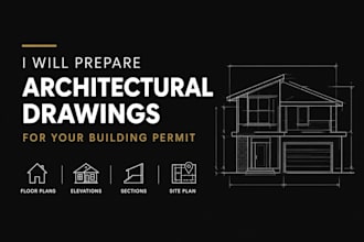 create  architectural drawings and US building  permit sets