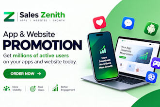 mobile app promotion, app website promotion website link signup and app download