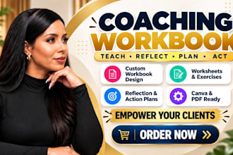 design a professional coaching workbook for your clients