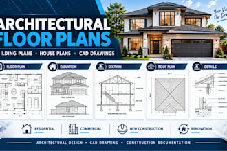 architectural floor plans building plans house plans cad construction drawings