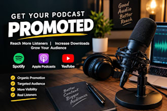 do organic podcast promotion on spotify and apple podcasts