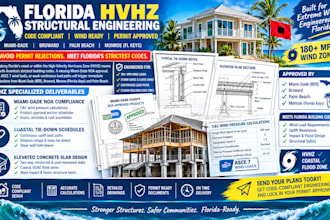 engineer fl miami dade noa wind loads coastal tie downs elevated slabs