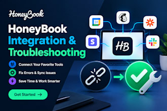 integrate and troubleshoot honeybook with zapier, asana, slack, and more