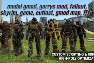 model gmod, garrys mod, fallout, skyrim, game, outlast, gmod map, ffxiv