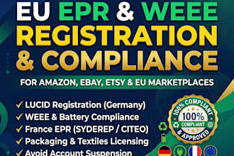 handle your eu epr, weee, and lucid registration for amazon compliance
