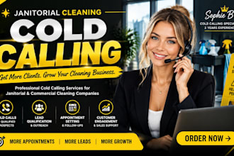 janitorial cold calling b2b cold calling janitorial cold caller telemarketer