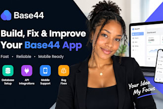 build, fix and improve your base44 app, capacitor ios, android mvp
