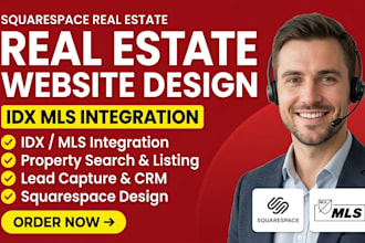build real estate agent website squarespace real estate broker idx website