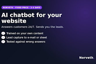 build a custom ai chatbot for your website that answers customers