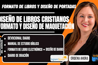formato y diseno de ebook cristiano, devocional diario, diario de oracion KDP