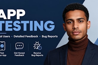 app testing, website testing, QA testing, app review and android user testing