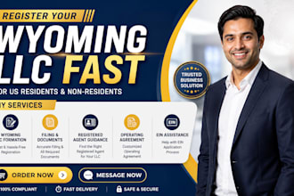register a wyoming llc for non residents and US residents with ein