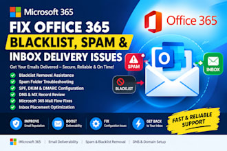 repair office 365 blacklist spam and inbox delivery issues office 365 blacklist