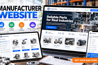 build manufacturer website, wholesale catalog and woocommerce b2b ordering