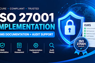 provide 27001 implementation, isms documentation and audit support