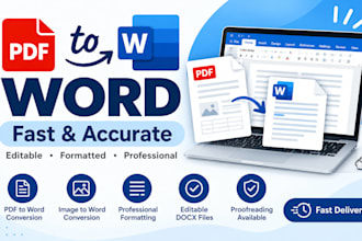 convert PDF or images to editable word with perfect formatting