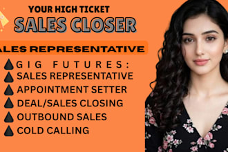 sales closer sales representative appointment setter cold calling sales person