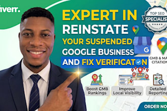 reinstate your suspended google business profile and fix verification