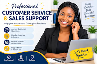 provide professional customer service and sales support
