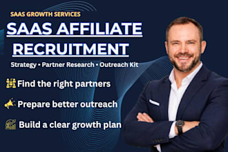 research and recruit relevant saas affiliate partners