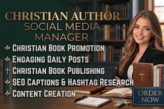 manage your christian author social media and book promotion campaign