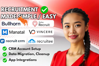 setup bullhorn zohorecruit manatai vincere recruit recruitee greenhouse lever