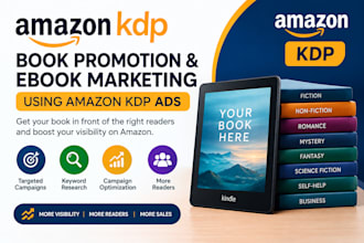 do amazon KDP book promotion and ebook marketing using amazon KDP ads