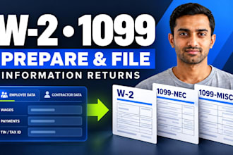 prepare and file w2, 1099nec and 1099misc forms