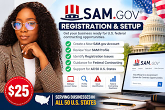 create a sam gov account, uei cage and naics for US federal contract opportunity