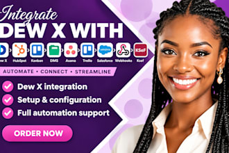 integrate dew x with hubspot kanban dms asana trello salesforce webhooks ksef