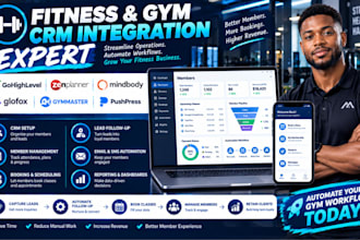 fitness and gym ghl integration zenplanner mindbody glofox gymmaste pushpress