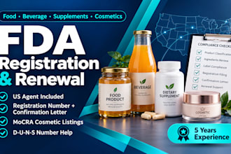 fda compliance, fda registration, US agent service, fsvp agent and label review