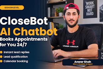 build closebot ai chatbot  appointment booking in gohighlevel