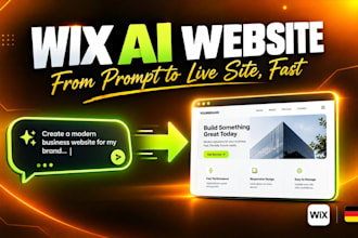 build your wix website using wix ai tools harmony website wix ai website builder