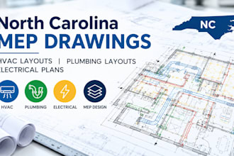 north carolina mep drawings hvac layouts plumbing layouts electrical plans