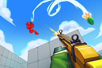 make a roblox pvp game like roblox rivals, roblox fps game, shooting game