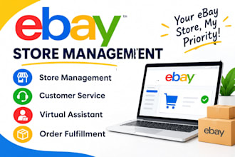 ebay store management customer service virtual assistant order fulfillment